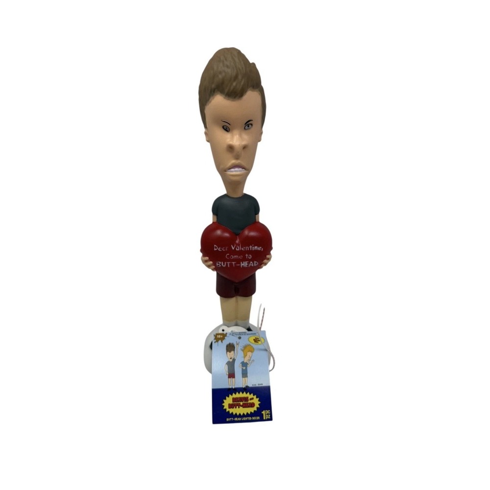 New 2026 Gemmy Beavis & Butthead Valentines Day Blow Mold Figure Butthead‎ 14"